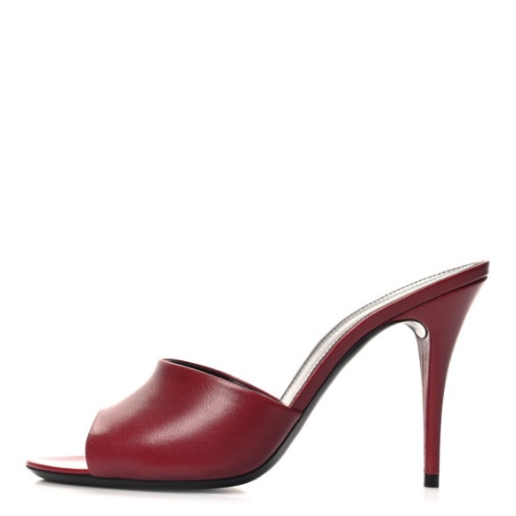 SAINT LAURENT 95mm Pumps Sz 40 in Opyum Red. - Picture 4 of 11